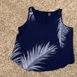 Old Navy Tank Top, blue and white, Size XXL